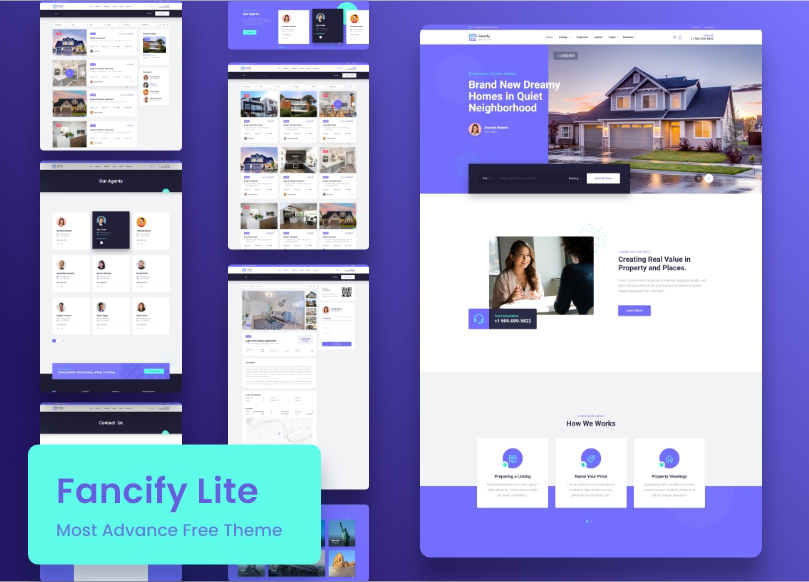 WordPress Real Estate Theme - Fancify Lite