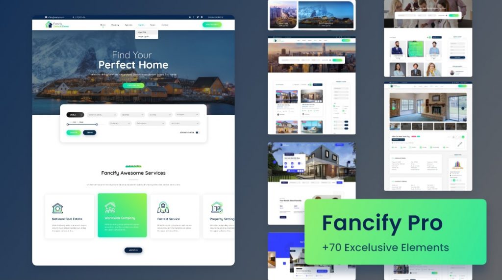 The Best Real Estate WordPress Theme Fancify Pro